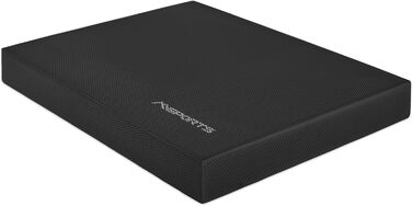 Балансувальний килимок Balance Pad Premium чорний для тренування рівноваги та координації + постер з вправами