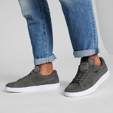 Кросівки Puma Smash V2 Unisex Castlerock/Black/White 43 EU - оригінальні кежуал кросівки для міста