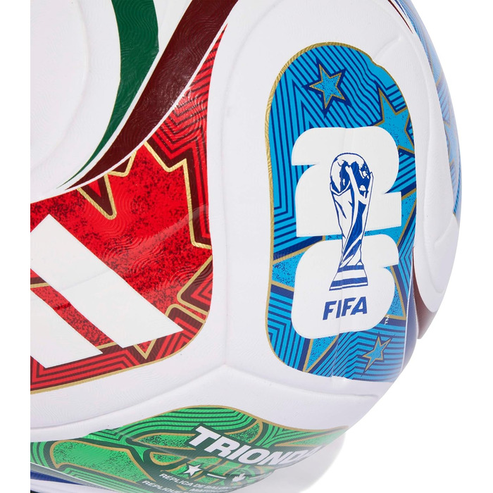 М'яч футбольний adidas FIFA World Cup 26 Trionda League, унісекс, білий, розмір 5 (38 EU)