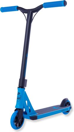 Трюковий самокат Longway Summit Mini, професійний, алюміній 6061 T6, підшипники ABEC 9, 110 мм колеса з алюмінієвим сердечником, синій