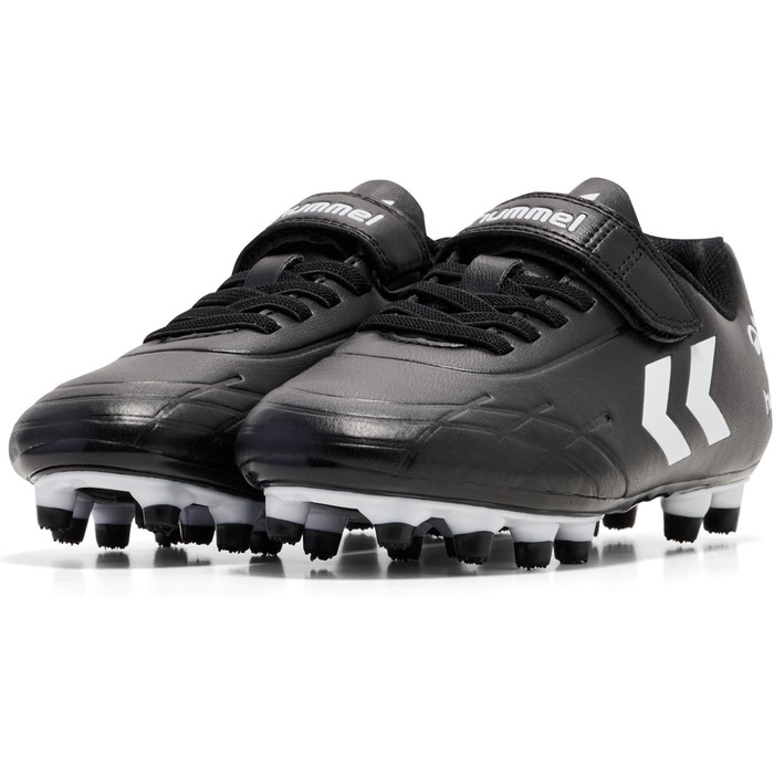Дитячі футбольні бутси Hummel Top Star з клямками для різних типів ґрунту (28 EU, чорний)