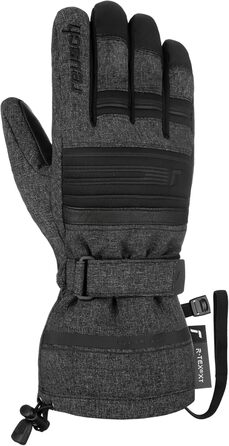 Універсальні чоловічі рукавички Reusch Conan R-Tex XT, сірі-чорні, розмір 7, для зимових видів спорту