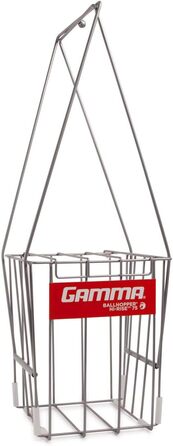 Кошики для тенісних м'ячів Gamma: зручне збирання, місткість 50-140 м'ячів, різні кольори