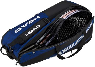 Тенісна сумка HEAD Team Racquet Bag L, синьо-чорна