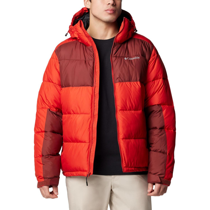Куртка Columbia Pike Lake 2 Hooded Jacket чоловіча, червоно-пряна (S) - легка степлена куртка з капюшоном