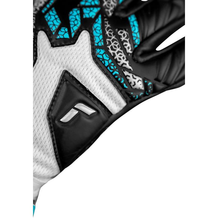 Воротарські рукавички Reusch Attrakt Gold NC Junior - дитячі, для футболу, білі-сріблясті-чорні