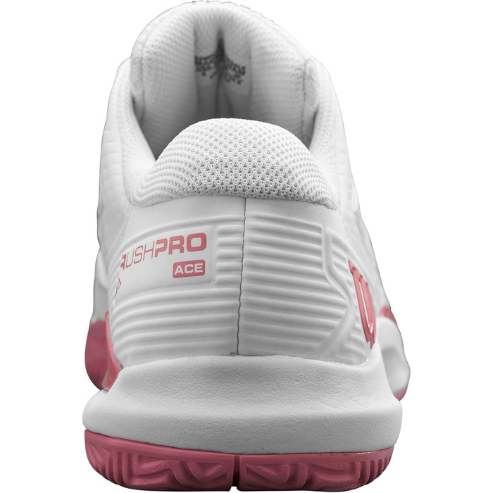 Тенісне взуття Wilson Rush Pro Ace для дітей та дорослих, білий/mauveglow, 39 1/3 EU