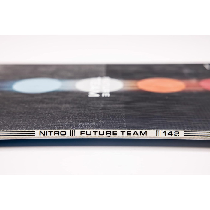 Дитяча сноуборд-дошка Nitro Future Team 138 см, універсальна, фристайл/фрірайд, різнокольорова