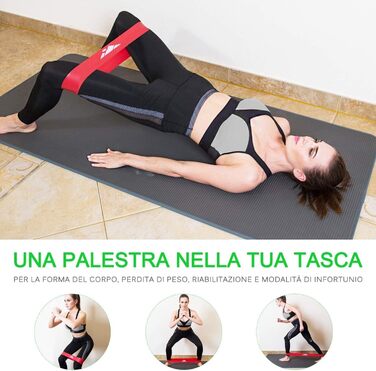 Набір еластичних стрічок для фітнесу AGM, гумові стрічки з ручками для силових тренувань, фітнес-гумки для дому, еластичний трос (X0056)