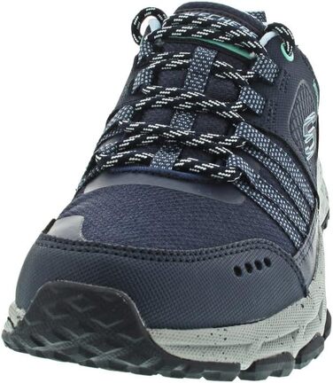 Жіночі трекінгові черевики Skechers Escape Plan - Navy Leather Mesh Blue Trim (35.5 EU)