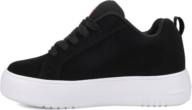 Жіночі кросівки DC Shoes Court Graffik Plateau, 41 EU, чорний, рожевий, білий