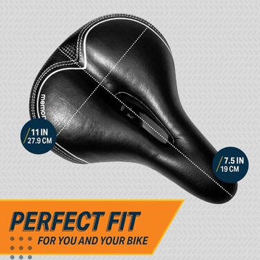 Крісло для велосипеда Bikeroo – сумісне з Peloton, з м'яким сидінням для жінок та чоловіків – для тренувань, вулиці та велотренажери