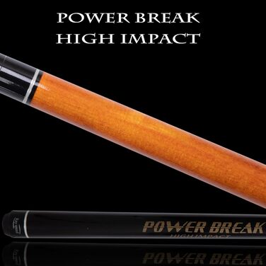 Більярдний кий Heavy Hitter Jump Break, 3 частини, 14 мм наконечник Phenol, вага 567-625 г, 20 oz, колір Бернстін