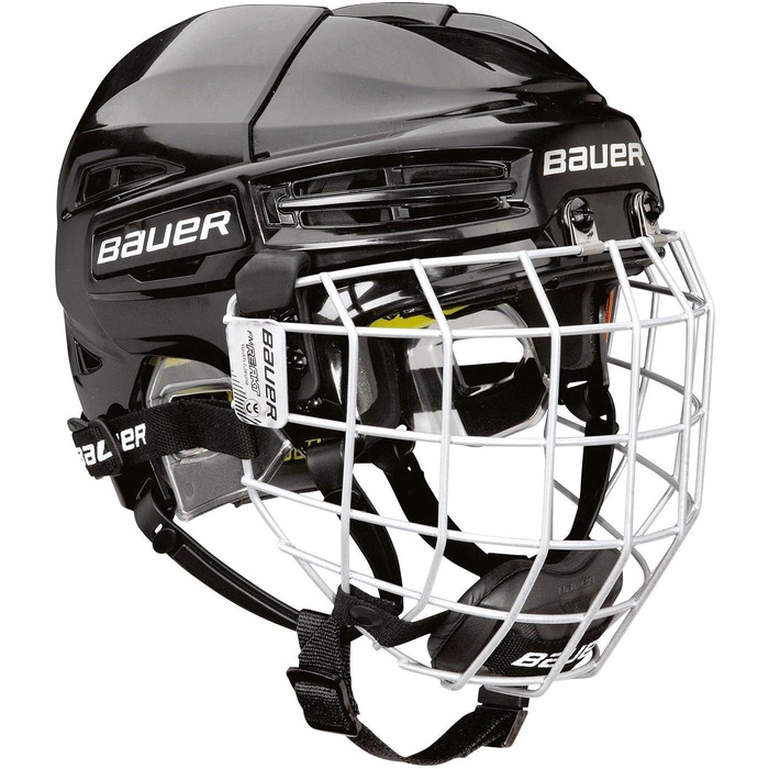 Хокейний шолом-комбо BAUER RE-AKT 100 для дітей, чорний