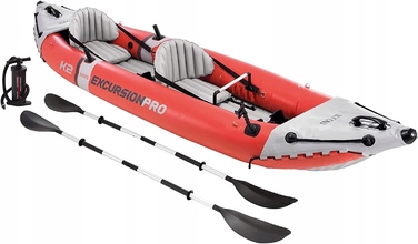 Надувний каяк Intex Excursion PRO K2 з комплектом весел, сидінь та насосом