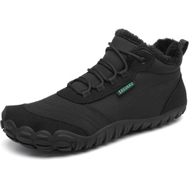 Зимові шкарпетки-тапки без шнурів SAGUARO для жінок та чоловіків, тепла підкладка, розмір EU 36-48, чорний