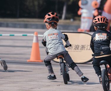 Дитячий велосипедний шолом ROCKBROS Fullface знімний підборідник BMX MTB для підлітків, розмір M (53-58 см), помаранчевий