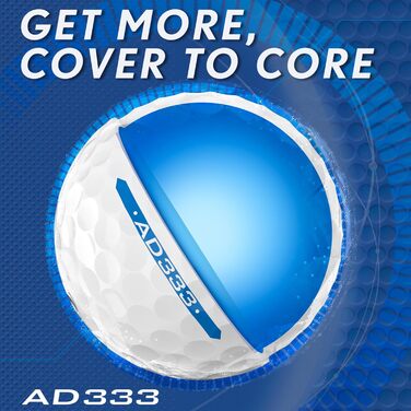Гольф-м'ячі Srixon AD333 11 для дистанції та швидкості, низька компресія, контроль, лінія для прицілювання, преміум аксесуар, подарунок для гольфу