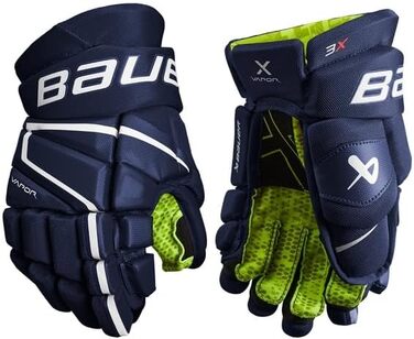 Хокейні рукавички Bauer Vapor 3X Junior 10 дюймів чорні/білі