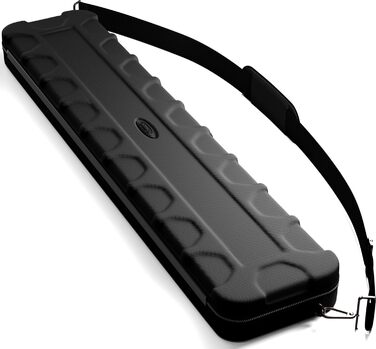 Чохол для більярдних київ Casemaster Parallax Guard 2x2, на 2 повні киї (2 батти/2 шафти), міцний поліестер 600D Oxford, чорний