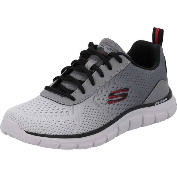 Чоловічі кросівки Skechers Max Cushioning Arch Fit (40 EU, сіро-чорні) — анатомічна підтримка та амортизація
