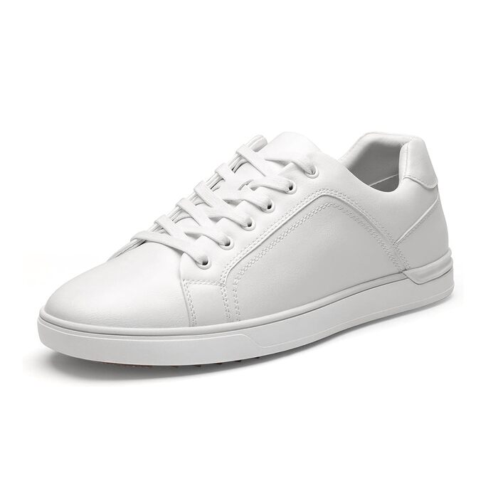 Чоловічі повсякденні кросівки Bruno Marc Casual Sneaker — легке низьке взуття, дихаючі та зручні, класичний дизайн, білі, розмір 44 EU
