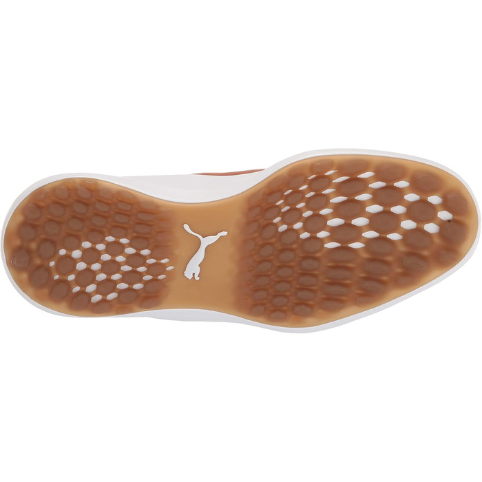 Жіночі гольф-взуття Puma Ignite Fasten8 WMNS, 41 EU, Navy Blazer Gold Leather Brown