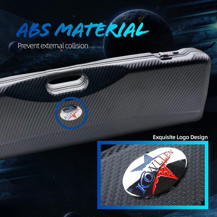 Чохол для бильярдного кия KONLLEN 2x4 Oxford Cloth з кишенями для аксесуарів, карбонове покриття