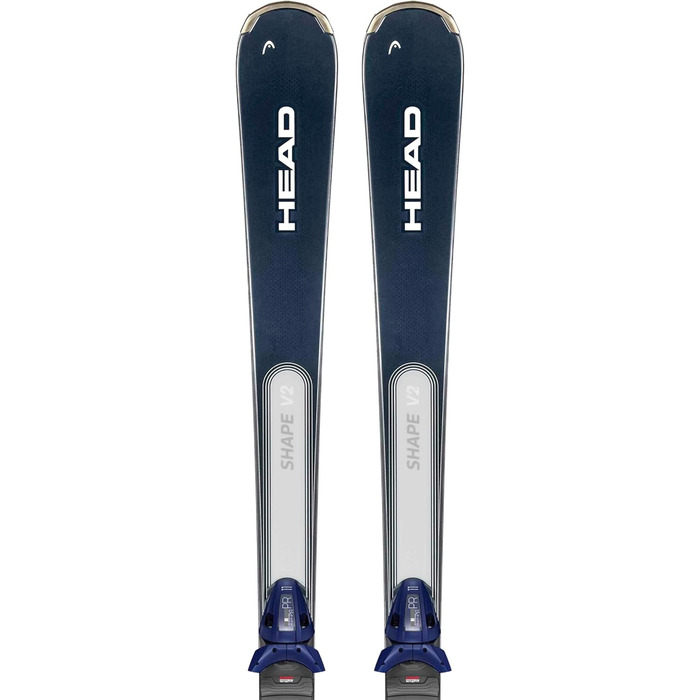 Лижні гірські Head Shape V2 для чоловіків та жінок – гірські лижі для початківців та досвідчених – 149 см