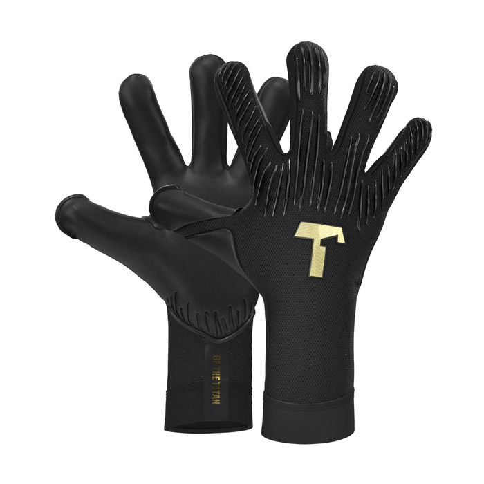 Воротарські рукавиці T1TAN Profi Rebel 2.0 Black-Out, чоловічі/юніорські, розміри 6-11, професійні, для футболу