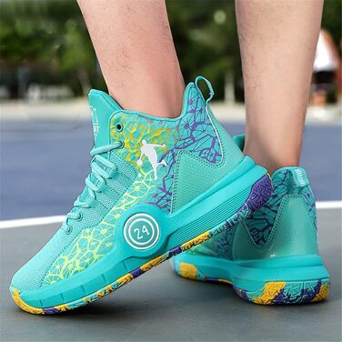 Чоловічі баскетбольні кросівки хай-топ: легкі, з амортизацією, неслизькі, дихаючі, для занять спортом на вулиці та в залі