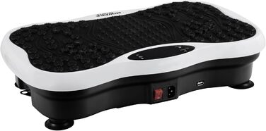 Платформа вібраційна Miweba Sports для дому: масаж, схуднення, фітнес, тренування. 5 років гарантії (біла)