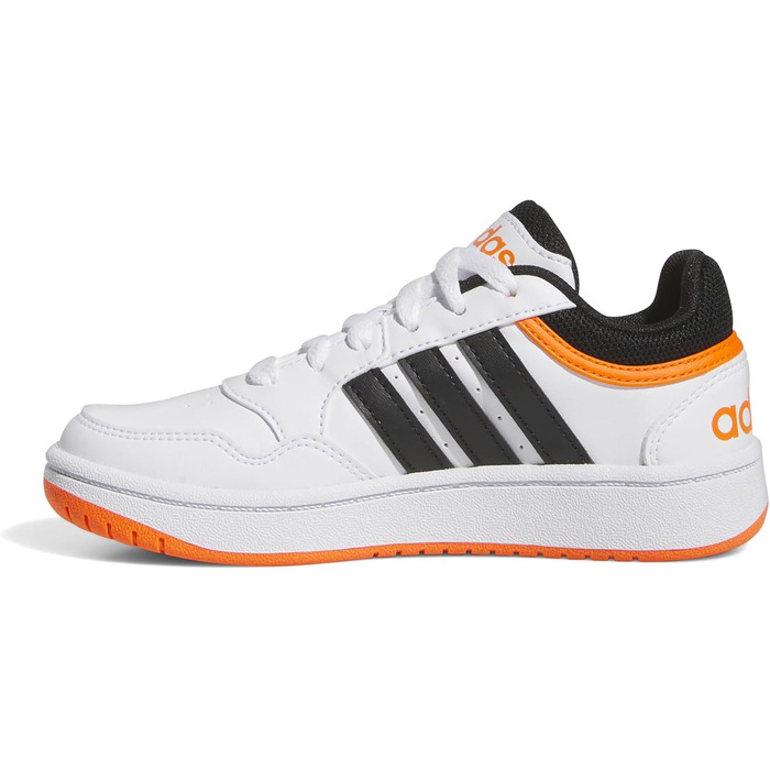 Кросівки Adidas Hoops 3.0 K - Unisex, 38 EU, Cloud White/Core Black/Impact Orange