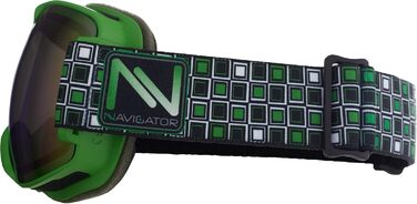 Лижна маска NAVIGATOR SIGMA для сноуборду, унісекс, зелена