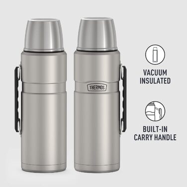 Термос THERMOS SK2020 Stainless King, вакуумна пляшка для напоїв, нержавіюча сталь