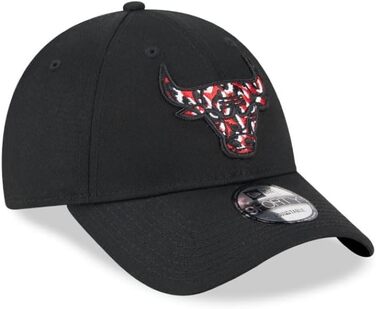Кепка New Era NBA 9Forty Chicago Bulls з вигнутим козирком, універсальний розмір