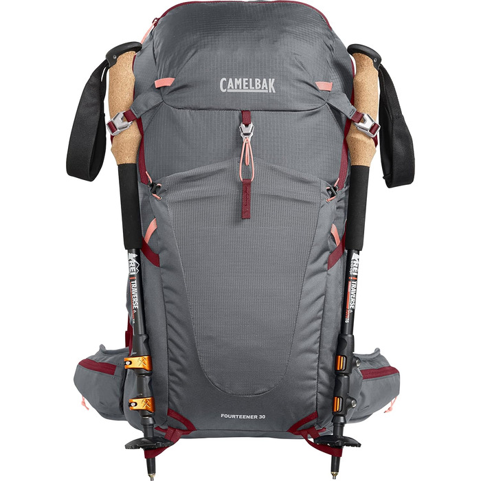 Гідратаційний рюкзак CAMELBAK Fourteener 30 для дорослих, унісекс, 30 л, сірий/червоний