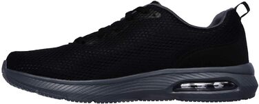 Чоловічі кросівки Skechers Dyna-air-pelland класичні спортивні взуття, розмір 44 EU, колір Black Mesh Charcoal Trim