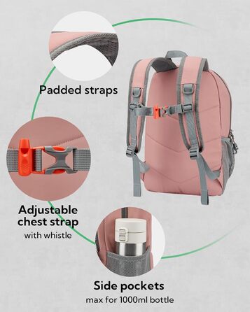 WATERFLY Рюкзак для походів 12 л – легкий спортивний рюкзак для туризму, подорожей, кемпінгу, велоспорту, знімний нагрудний ремінь, унісекс