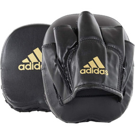 Лапи для боксу adidas adiMP02 PU, чорні/золоті, стандарт
