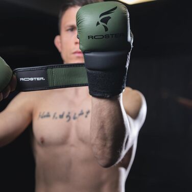 ROSTER MMA рукавички для спарингу 7 унцій, шкіряні тренувальні