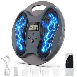 Масажер для ніг Medic Durchblutungsstimulator – EMS/TENS масаж, для нейропатії, фасціїту, м'язової втоми та болю, з 4 електродами