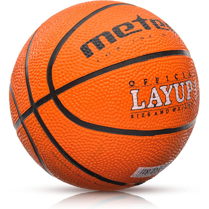 М'яч для баскетболу Meteor Layup Kinder Mini #4 - для дітей 4-8 років. М'який, з надійним зчепленням, ідеальний для тренувань.