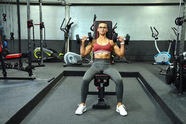 Преміум лавка Train Hard® для жиму, регульована, з фіксацією ніг, транспортними роликами та товстим м'яким сидінням, витримує до 450 кг