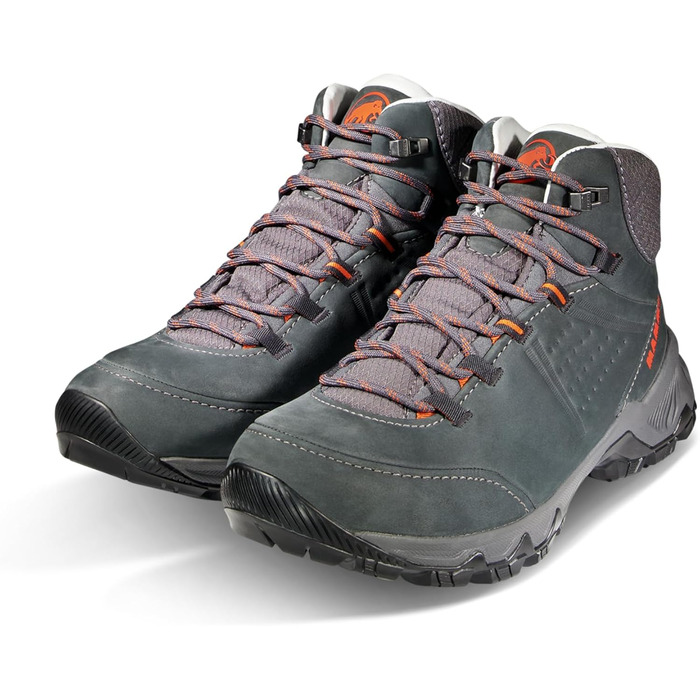 Черевики для трекінгу та хайкінгу Mammut Nova IV Mid LTH, жіночі, 42 EU, чорний/гарячий червоний