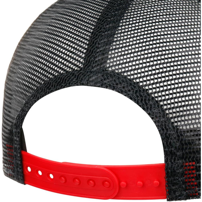 Кепка-тракер New Era Los Angeles Dodgers Camouflage Infill A-Frame з регульованим розміром, червоно-синя