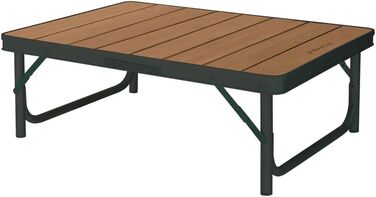 Складний стіл Eurotrail Arsoli Bambus 60x45x58 см - бамбуковий, портативний для пікніка
