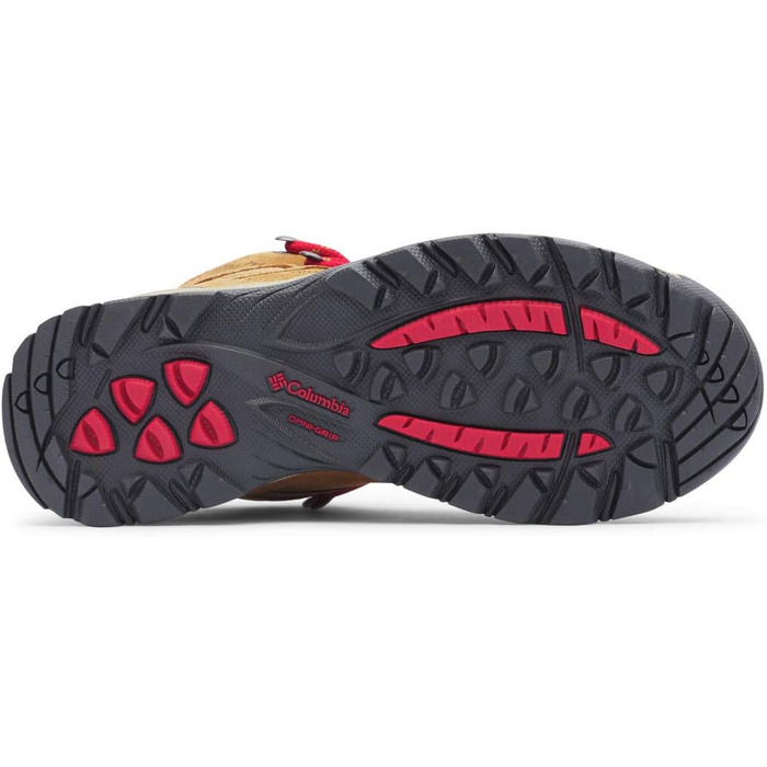 Водонепроникні туристичні черевики Columbia Newton Ridge Plus WP Amped для жінок, коричневі (Elk x Mountain Red), 39.5 EU