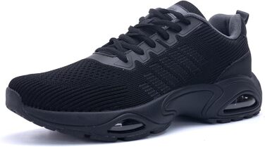 Кросівки для бігу GANNOU чоловічі спортивні чорні, розмір 40-47, з амортизацією