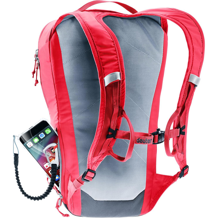 Рюкзак для скелелазіння Deuter Gravity Pitch 12 л, гібіскус-графіт